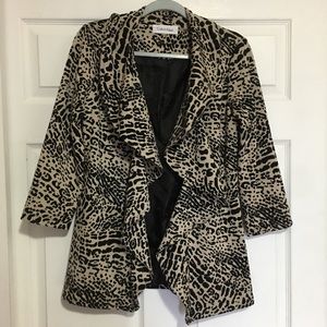 Calvin Klein animal print cardigan